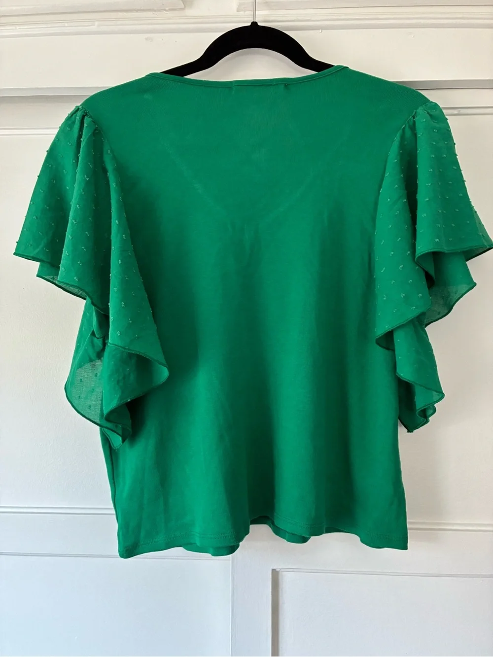 Michael Stars Flutter Sleeve V-Neck Women's Top - NWOT